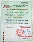 Giấy chứng nhận đăng ký mẫu dấu